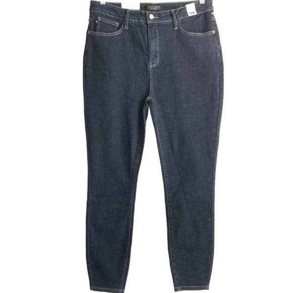 Judy Blue High Waist Skinny Fit Jeans Dark Wash Size 32 - Picture 1 of 11